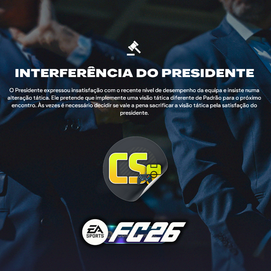 Gerador de Ideias em ação no modo carreira